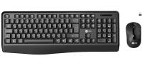 KLAVYE-LENOVO LECOO KW211 KABLOSUZ TÜRKÇE Q KLAVYE  MOUSE SET SİYAH - 1